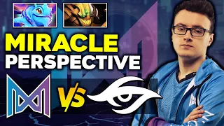 Miracle back to Mid for Team Nigma - M-GOD Player Perspective vs Team Secret