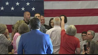 Heated protest ensues during Eric Schmitt, Ted Cruz rally in Cottleville