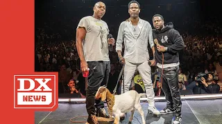 Chris Rock Gets Goat Named “Will Smith” As Gift From Kevin Hart While Dave Chappelle Cracks Jokes