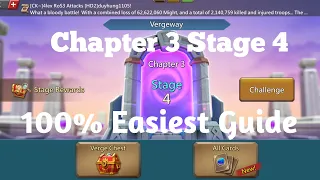 Lords mobile Vergeway Chapter 3 Stage 4 easiest guide|Chapter 3 Stage 4 Vergeway Lords mobile