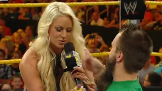 Hornswoggle WWE NXT  gives a gift to Zack Ryder vs Maryse and arrives #wwe #wrestling #wrestlemania