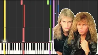 Europe  - The Final Countdown Cover Piano Tutorial