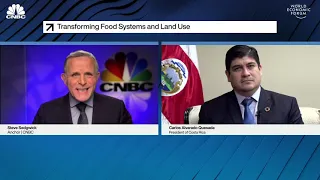 Business leaders and government officials on how to transform food systems and land use