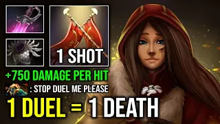 WTF 6Min Blade Mail Khanda 2 Second Delete Anyone 1 Shot Solo Duel Hunt Legion Commander Dota 2