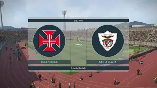 Belenenses Sad vs Santa Clara | PES 19 Liga NOS Live Gameplay