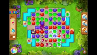 GardenScapes Level 1695 no boosters (14 moves)