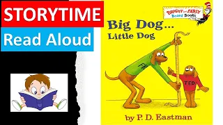 BIG DOG LITTLE DOG Read Aloud, PD Eastman, Read Along Storytime Beginner Book English