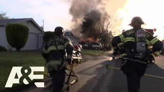 Rescuing Family Dog From House Fire | Live Rescue | A&E