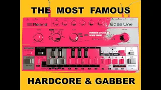 BEST FIVE HARDCORE & GABBER PATTERNS EVER ⚡ PLAYED ON TB-303 ❗❗❗ GREATEST HITS ❤ EARLY RAVE ❤ 90´s