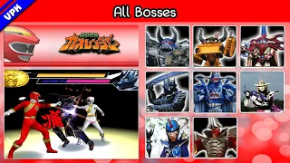 Hyakujuu Sentai Gaoranger [PS1] - All Bosses