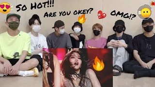 BTS reaction to Blackpink 🔥 Jennie Solo Stage / Made Fan