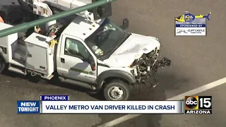 Valley Metro van driver killed, passengers injured in north Phoenix crash