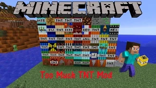 Minecraft: MOD Review: TOO MUCH TNT MOD!