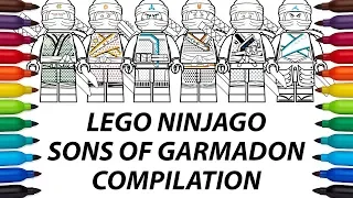 How to draw Lego Ninjago: Sons of Garmadon compilation video