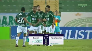 guarani x novorizontino briga de Rodrigo Andrade e Pitu