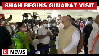 HM Amit Shah Begins 2-day Visit In Gujarat | Reviews COVID Vaccine Drive In Ahmedabad | Republic TV