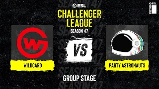 Wildcard vs. Party Astronauts - ESL Challenger League S47 - NA