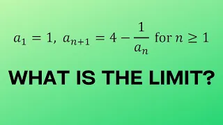 How to find the limit of a recursively defined sequence