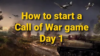 Call of War beginner's tutorial - How to start a Call of War game