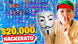 HACKERO l'ACCOUNT RARISSIMO di UN FAN e LUI...😂*SCHERZO EPICO* su FORTNITE ITA