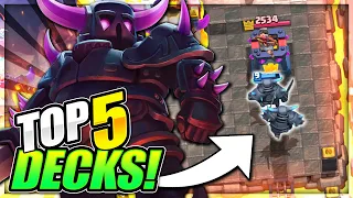 *NEW!* TOP 5 BEST PEKKA DECKS in CLASH ROYALE! 2021 BEST DECK LIST!