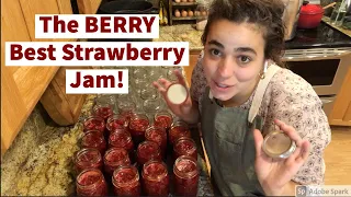 Making and Canning the VERY BEST Low Sugar Strawberry Jam