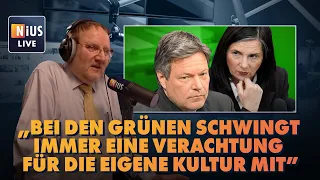 „Bei den Grünen schwingt immer eine Verachtung für die eigene Kultur mit“ | NIUS Live vom 02. Mai