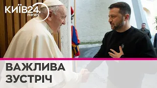 Зеленський подарував Папі Римському ікону написану на залишках бронежилета