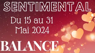 BALANCE ❤️ SENTIMENTAL DU 15 au 31 MAI. Cette Blessure Vous Fait Choisir.