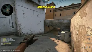 [CSGO] AMAZING FLASH ON DUST 2