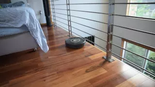 roomba 650 at staircase and edge of floor