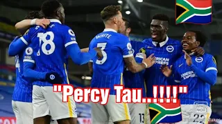 Percy Tau finally gets his 1st assist of the season for Brighton....