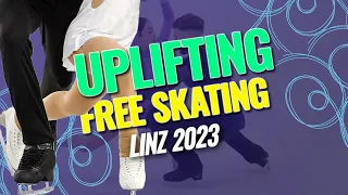 Olivia FLORES / Luke WANG (USA) | Junior Pairs Free Skating | Linz 2023 | #JGPFigure