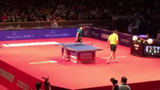 Simon GAUZY vs Kristian KARLSSON @ Saarbrucken World Cup 02/10/2016 (private video)🏓