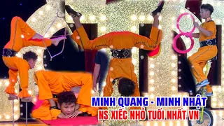 Bái phục trước màn xiếc hay xuất sắc MINH QUANG, MINH NHẬT diễnviên xiếc nhỏ tuổi nhất VN lô tô SGTT