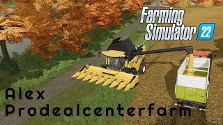 Harvesting Corn, FS22 Timelapse Alex Prodealcenter Farm #4