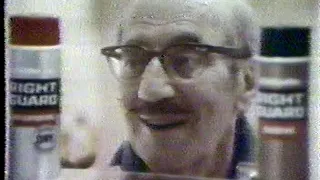 1974 Groucho Marx & Chuck McCann Right Guard TV commercial