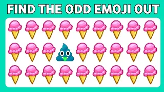 FIND THE ODD EMOJI OUT only a GENIUS can! | Odd One Out Puzzle | Find The Odd Emoji Quizzess