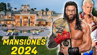 10 MANSIONES INCREIBLES DE LUCHADORES DE WWE EN 2024