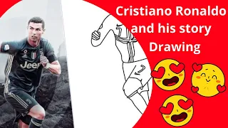 How To Draw a Football Player Cristiano Ronaldo