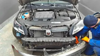 How To Remove Front Bumper On VW PASSAT B7