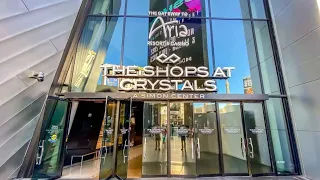 [Walking Tour] THE SHOPS AT CRYSTALS LAS VEGAS: A Shopper's Delight