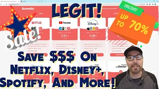 Cheap Netflix, Disney+, Spotify, Etc With GamsGo! Legit And Safe