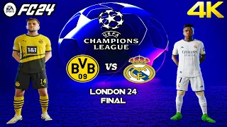 Borussia Dortmund vs Real Madrid - UEFA Champions League Final | FC 24 Gameplay Full Match