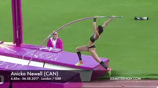 Anicka Newell (CAN) - 4.45m at IAAF World Championships London 2017