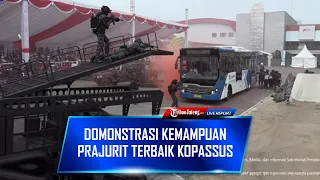 🔴 FULL Domonstrasi Kemampuan Prajurit Terbaik Kopassus di Depan Jokowi dan Menhan Prabowo