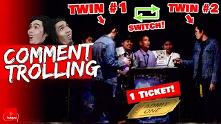 "Go To A Cinema Using Only 1 Ticket As Twins" | Comment Trolling