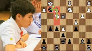 Wow ! Wesley So Sacrifice His Knight   Beautiful Attack ! Boom Boom Boom ! Then Wins !