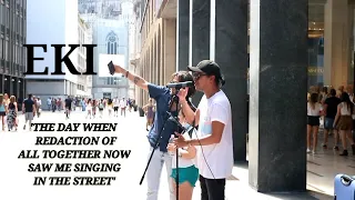 Eki - Live 'Busking/Ngamen' Singing In The Street (Perfect - Ed Sheeran Cover)