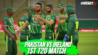 LUMBER 1 TEAM | PAKISTAN VS IRELAND 1ST T20 2024 MATCH | CRICKET 24